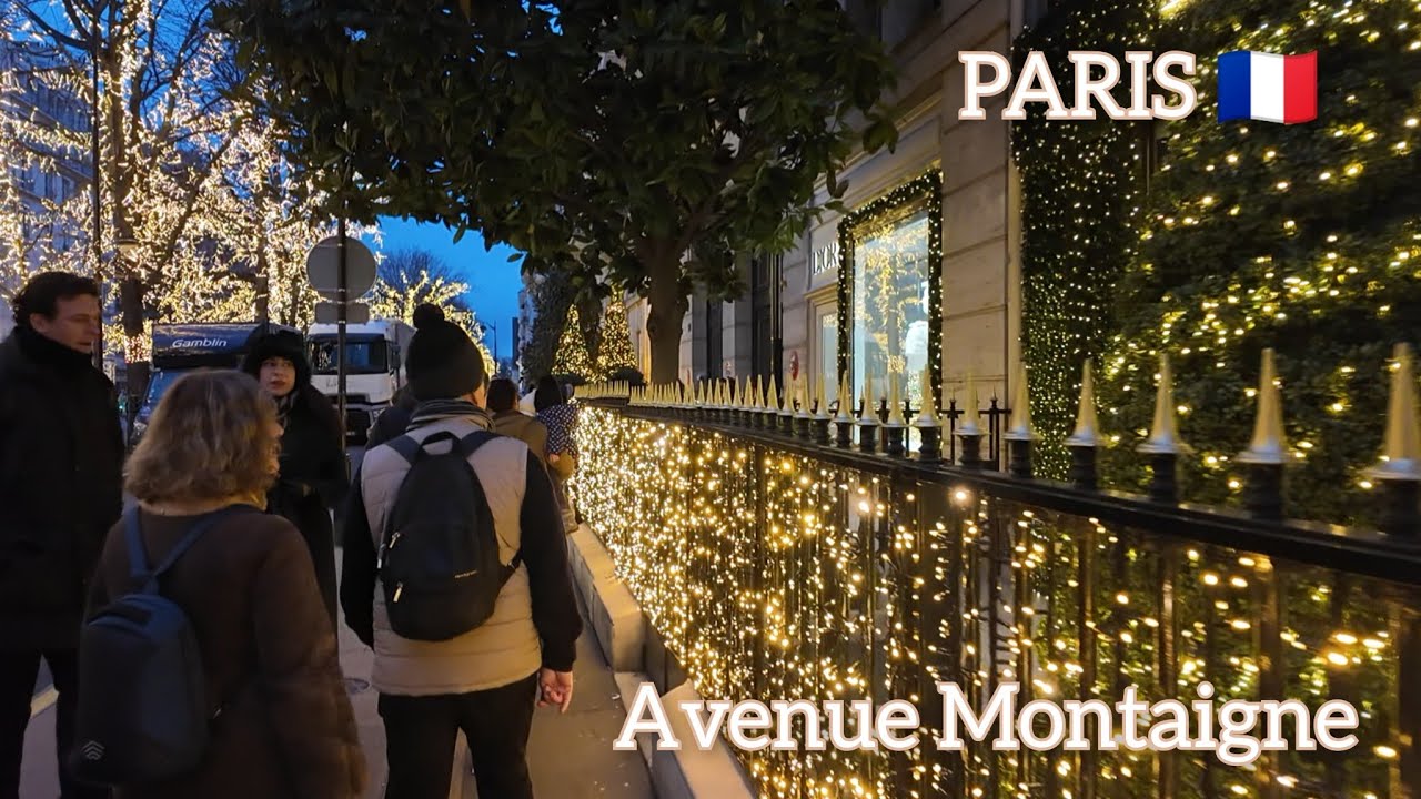 Paris 🇨🇵 Av. Montaigne & Champs-Élysées - Walking Tour 