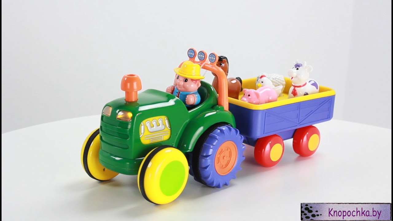 Трактор фермера с животными Kiddieland 024752 Киддиленд