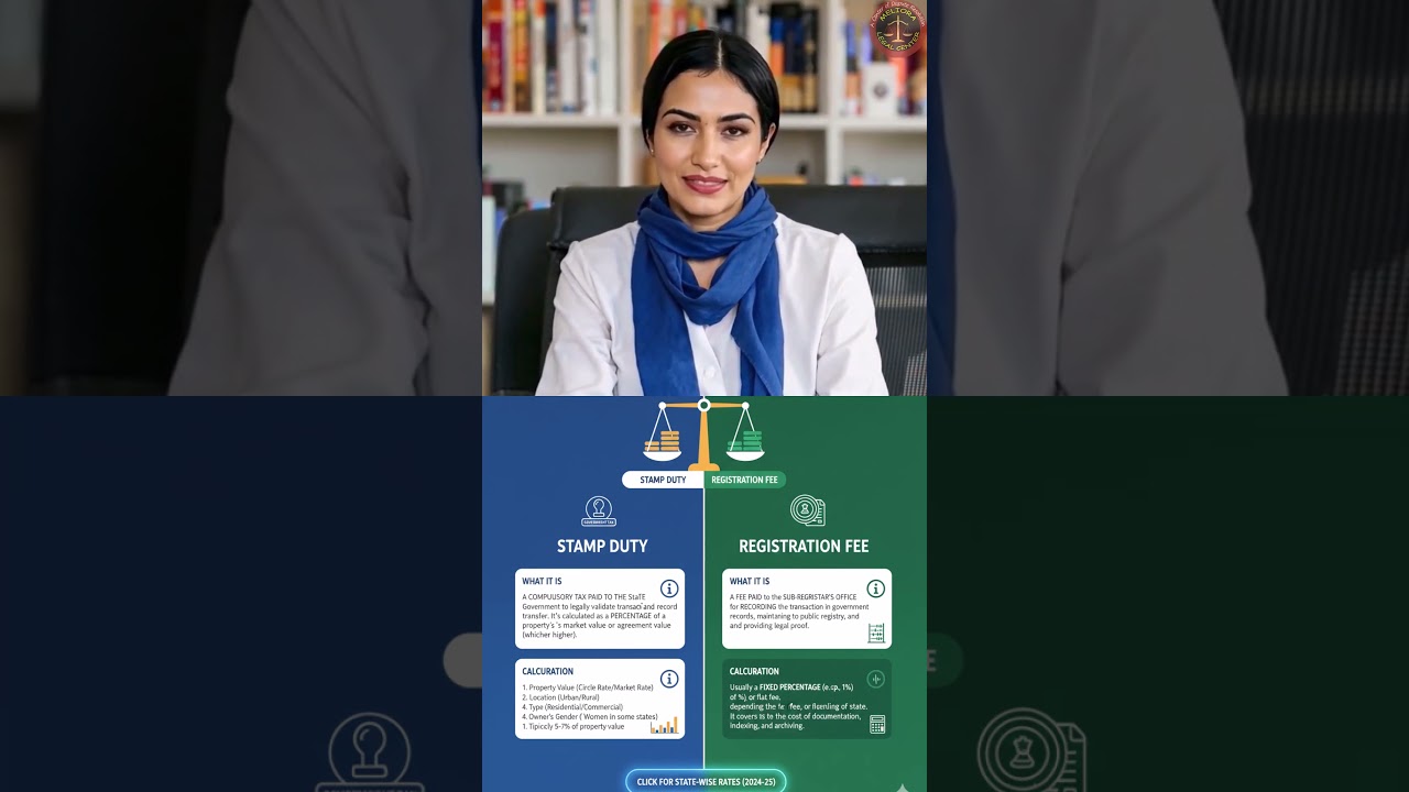 Property Registration 2026: Stamp Duty vs Registration Fee| 