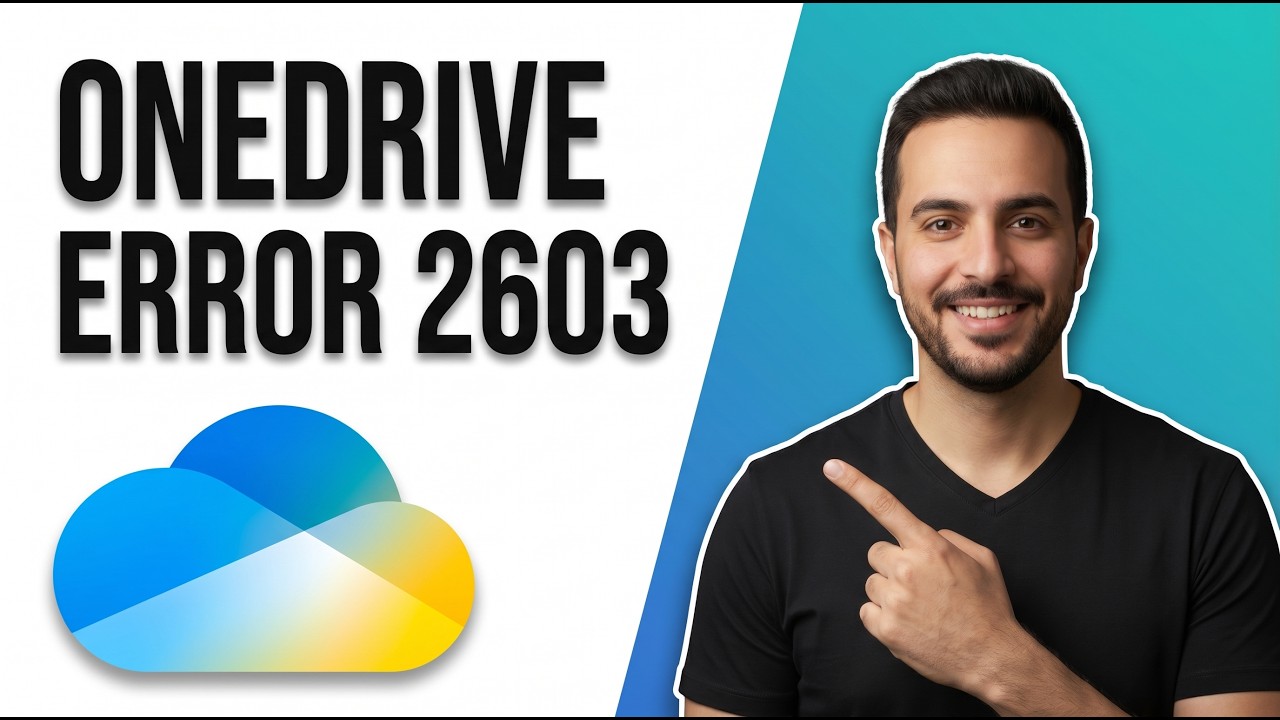 How To Fix OneDrive Error 2603 (Easy Fix Guide)