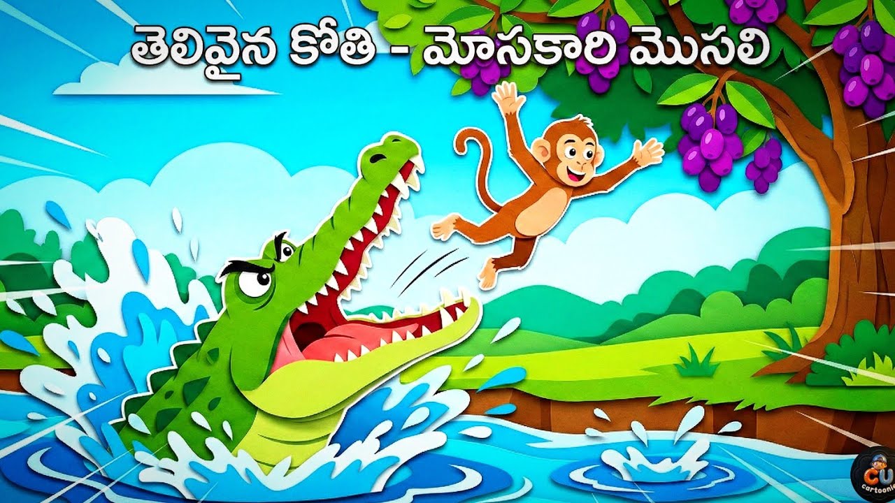 8. కోతి - మొసలి కథ!!!