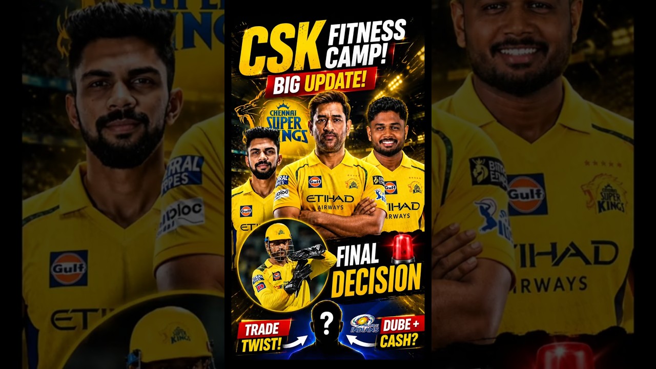 Hardik to CSK? CSK Fitness Camp Update! 🔥