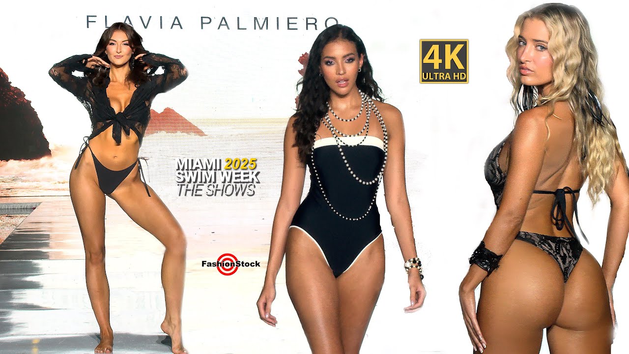 FLAVIA PALMIERO Brings Elegance to Miami Swim Week 2025 | Full Show  by FashionStockTV [ 4K ]