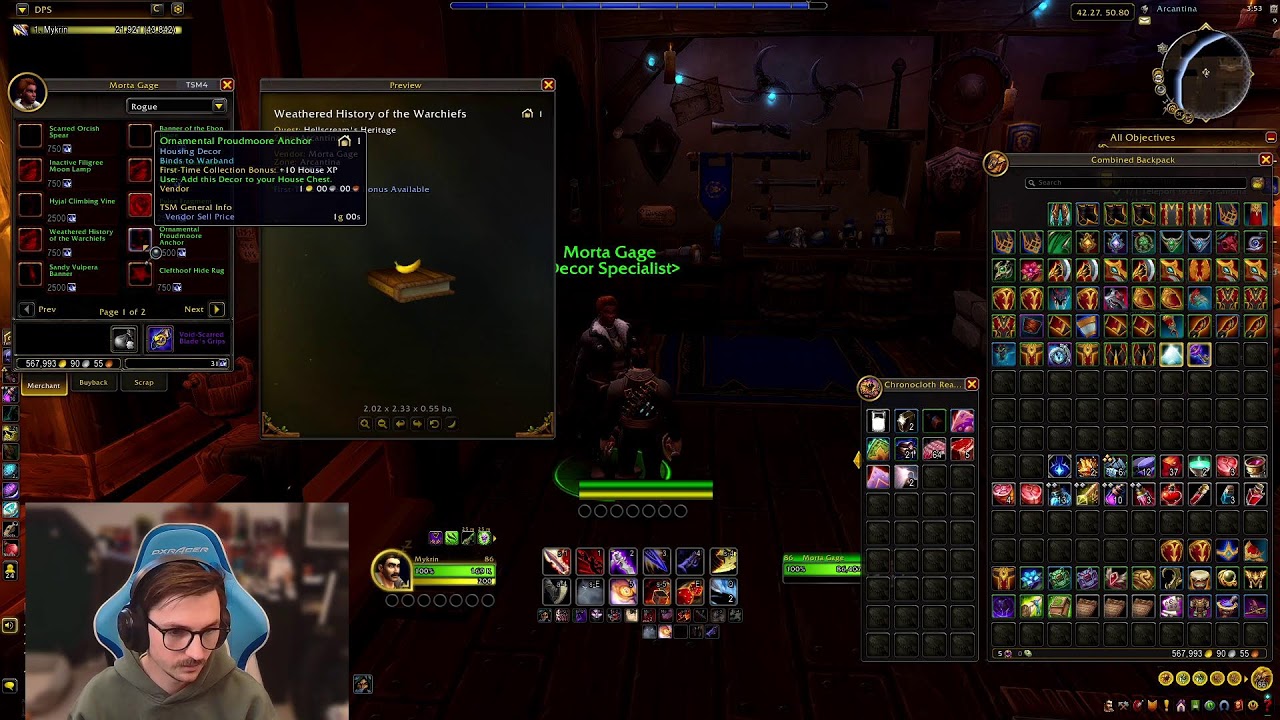 World of Warcraft: Mid-sized Couch !drops #midnight #wow