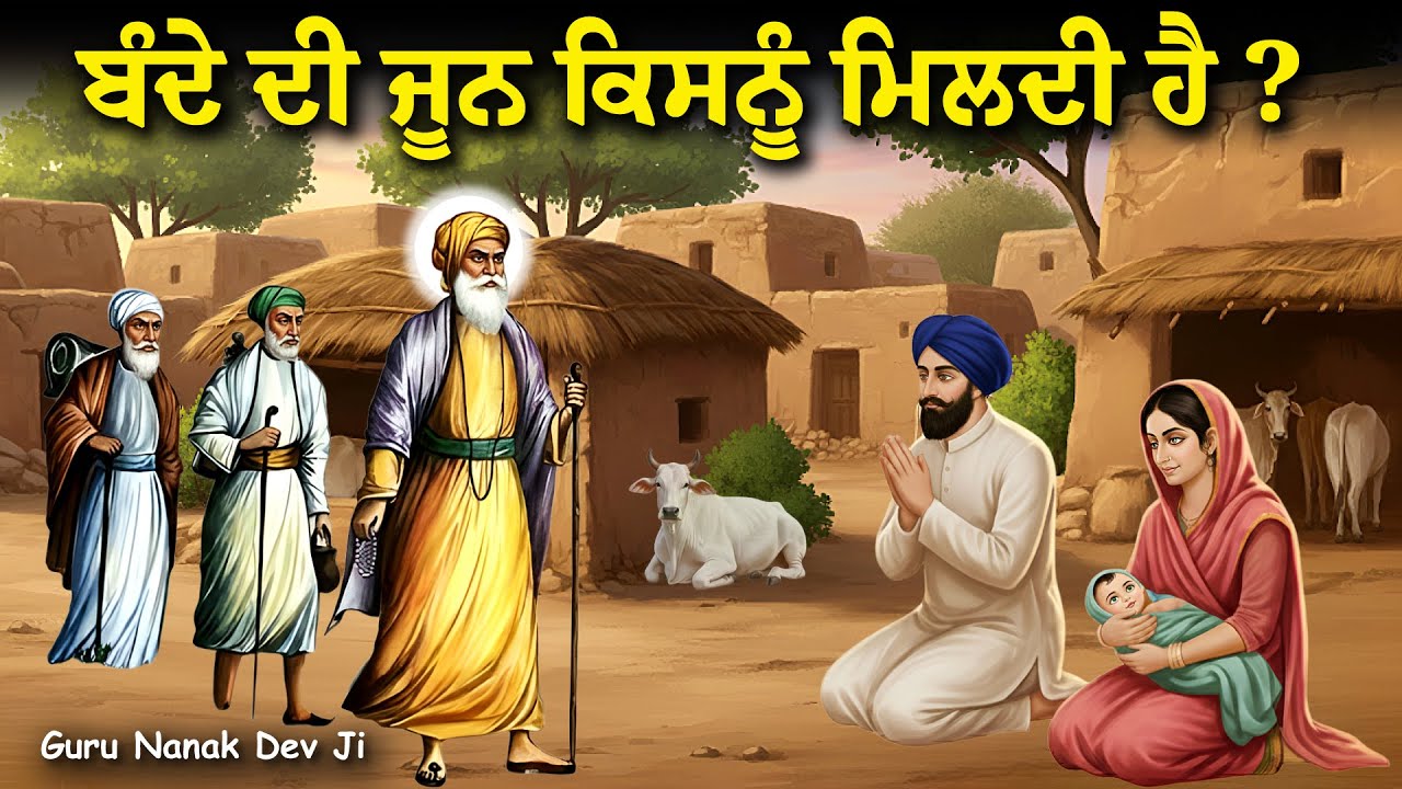 ਗੁਰੂ ਜੀ ਨੇ ਦੱਸਿਆ ਬੰਦੇ ਦੀ ਜੂਨ ਕਿਸਨੂੰ ਮਿਲਦੀ ਹੈ | Guru Nanak Dev Ji Sakhi | Remix Katha | United Khalsa