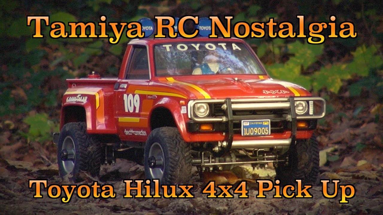 Tamiya RC Nostalgia - The First Scaler in RC - Toyota Hilux 4x4 Pick Up
