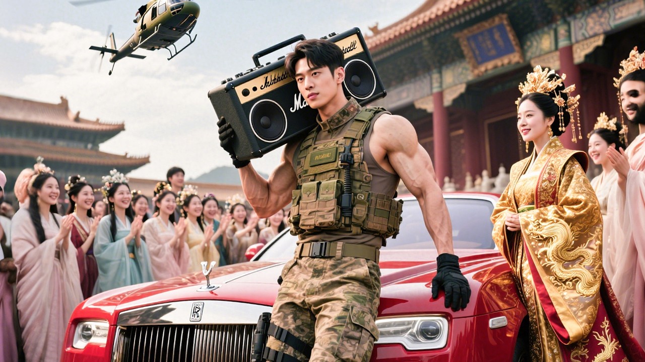 🔥Time-Traveled by Accident, Poor Guy Helps Country Thrive! Empress & Princesses Beg to Be His Women!