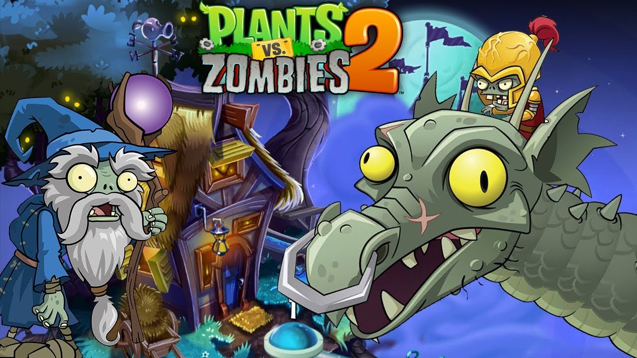 Plants vs Zombies™ 2 Я И ТЕМНЫЙ ВЕК (1-5 УРОВЕНЬ )