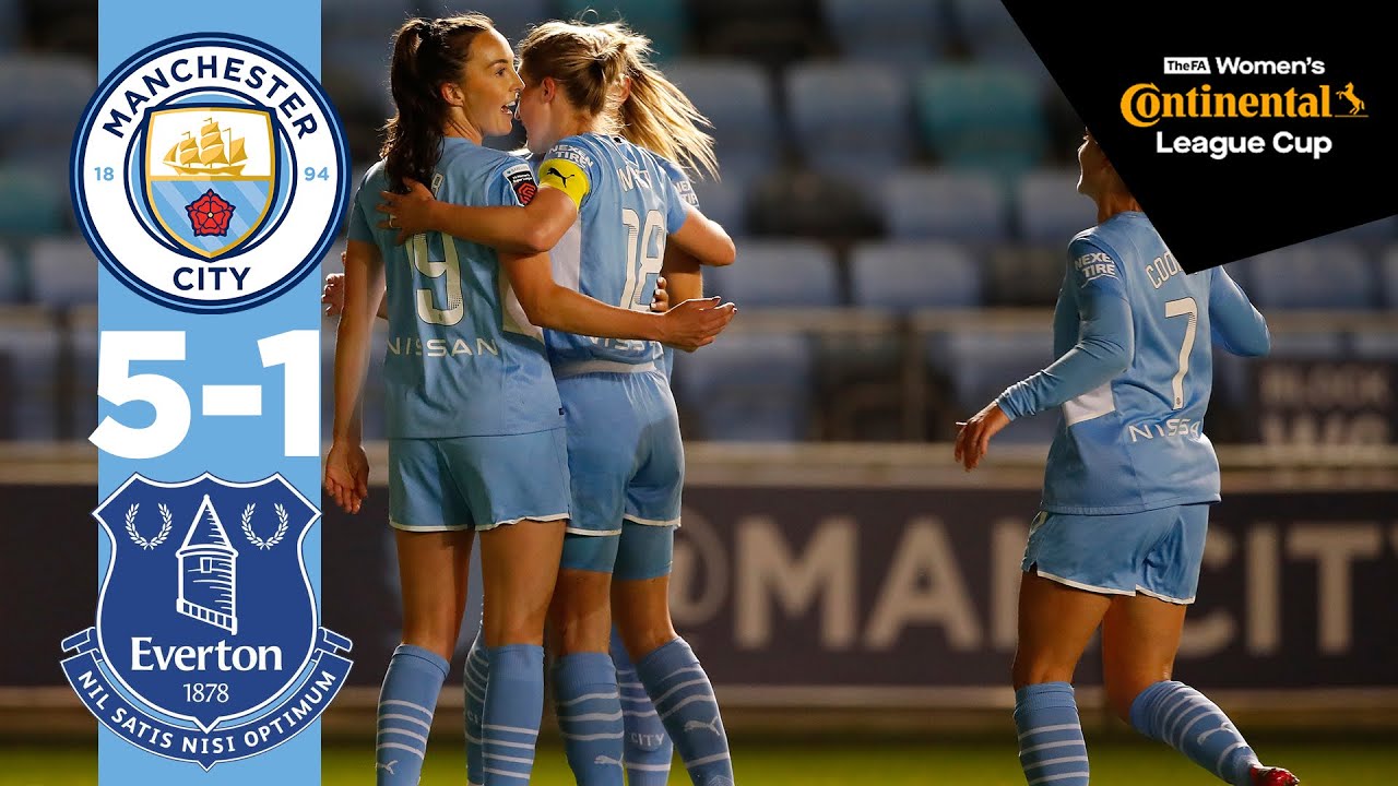 Weir Wondergoal! | Man City Highlights | City 5-1 Everton | Continental Cup