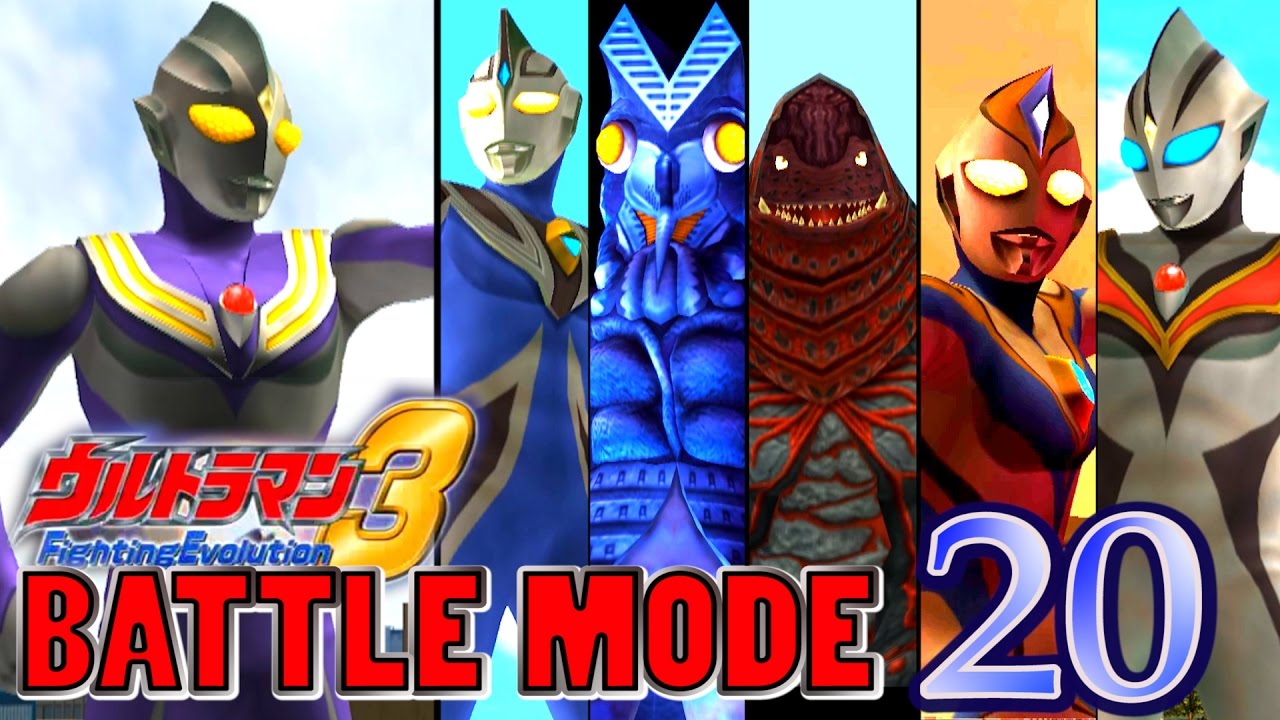 Ultraman FE3 - Battle Mode Part 20 - ULTRAMAN TIGA ( Sky Type ) 1080p HD 60fps