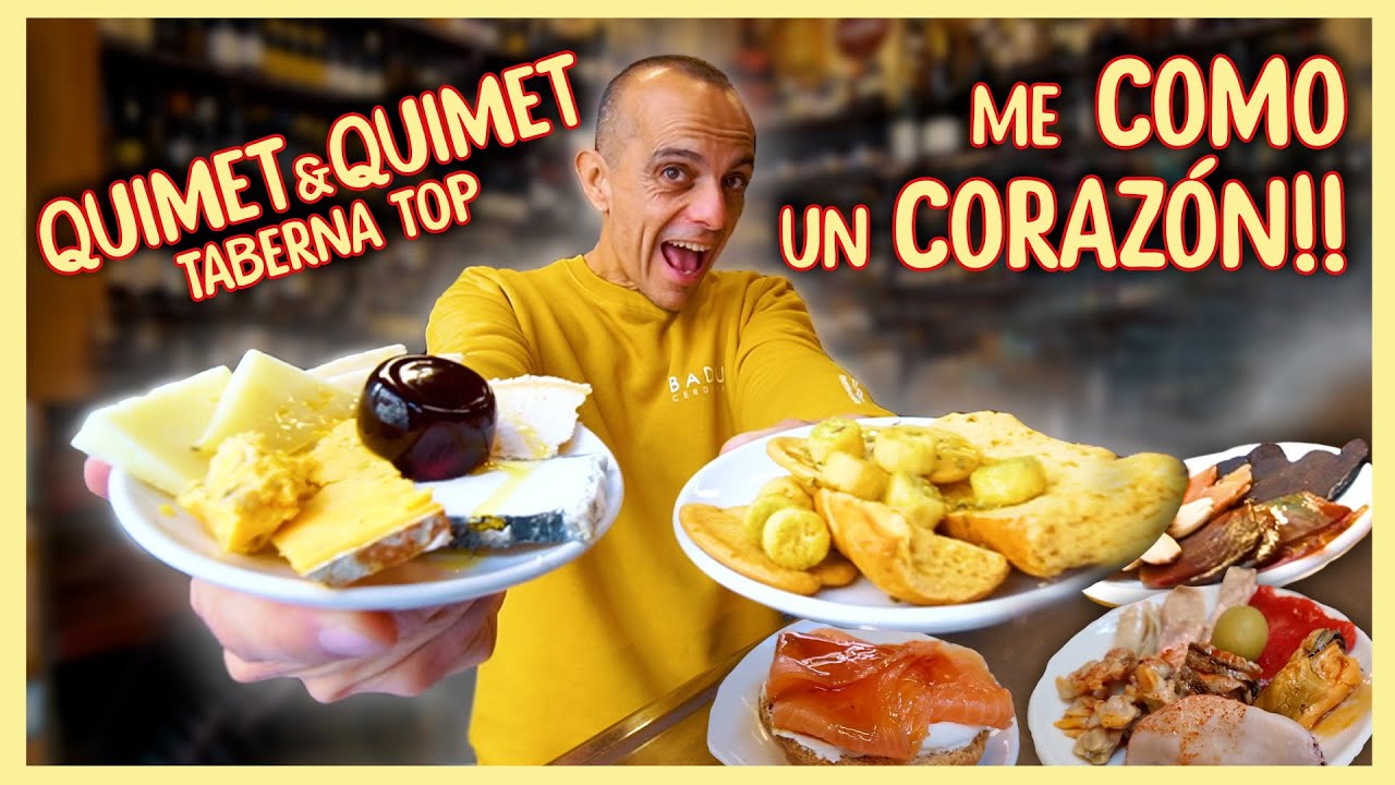 Quimet & Quimet, PRUEBO 11 PLATOS 🏅 La MEJOR TABERNA del MUNDO🌍