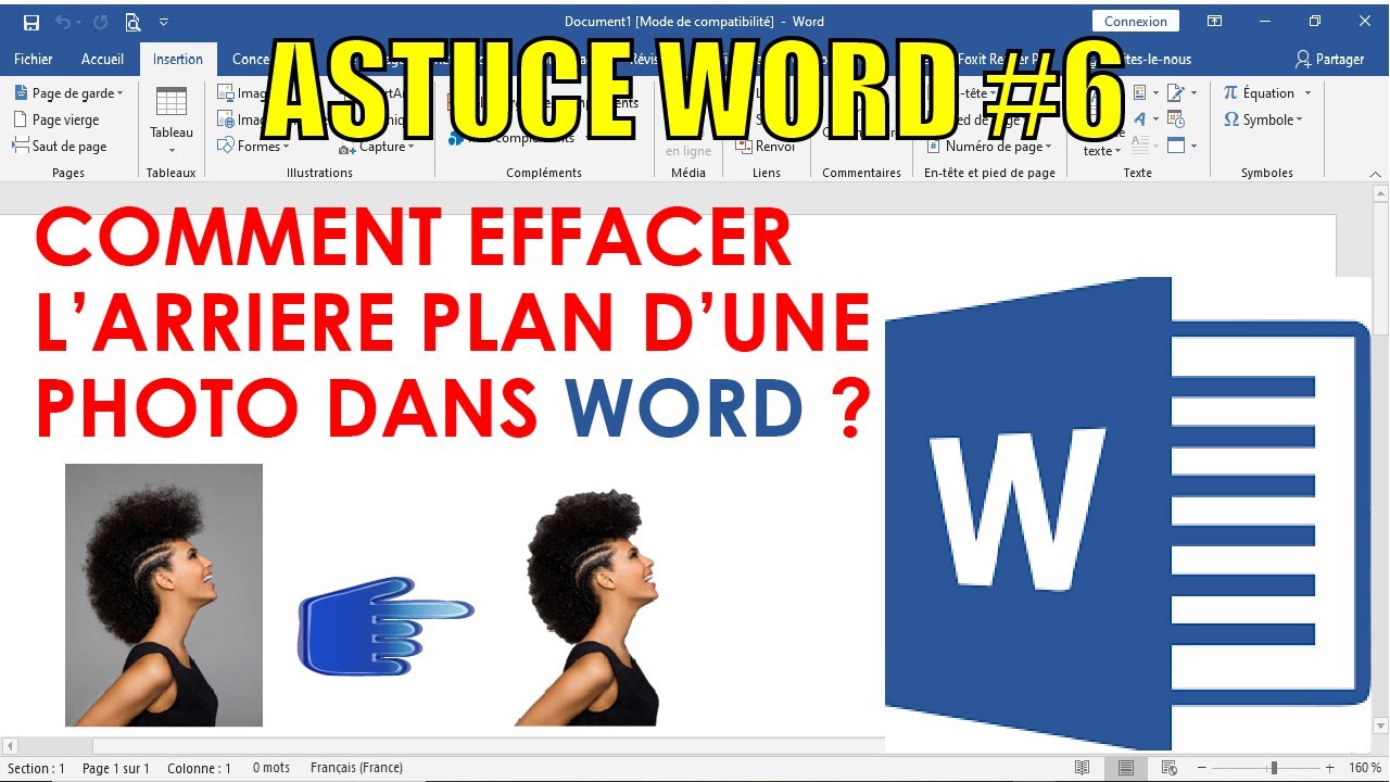 Comment supprimer facilement l'arrière plan d'une image dans Word ?