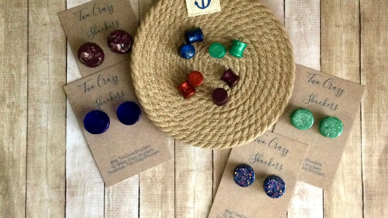 #21 - Make Some Ear Gauges Using UV Resin - How To Make Jewelry At Home To Sell - @EyeCandyPigments