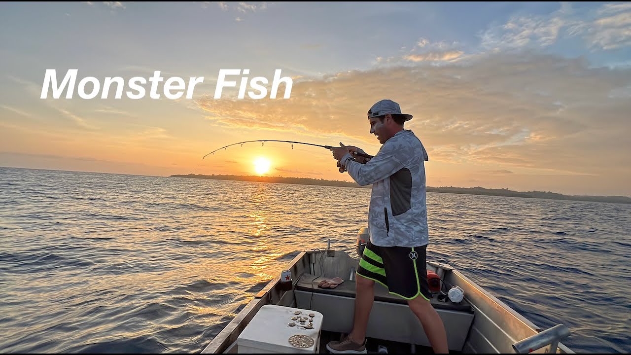 Tropical Fishing at the edge of the world on the remote tropical islands Mentawais Indonesia