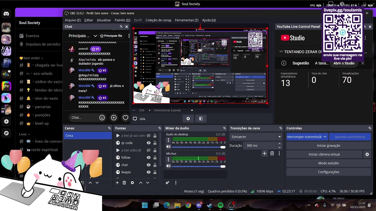 TENTANDO ZERAR OU PLATINAR RE4 | LIVE ESPECIAL DE ANIVERSÁRIO 🎉🎉🎉