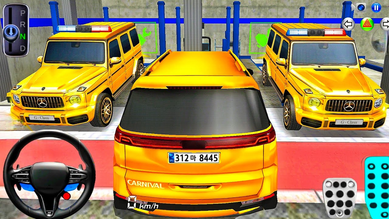New Golden Mercedes G-Wagon & Carnival For Parking - 3D Driving Class 2026 - Android car Gameplay