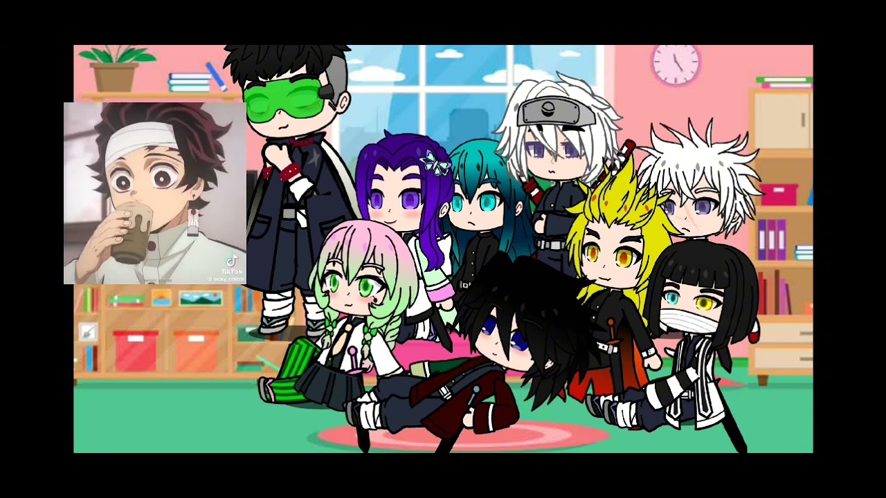 Gacha life - Hashiras react to Tanjiro part 1 (enjoy and read desc) 👍☀️✨🙋‍♀️❤️😇🥰🍀 