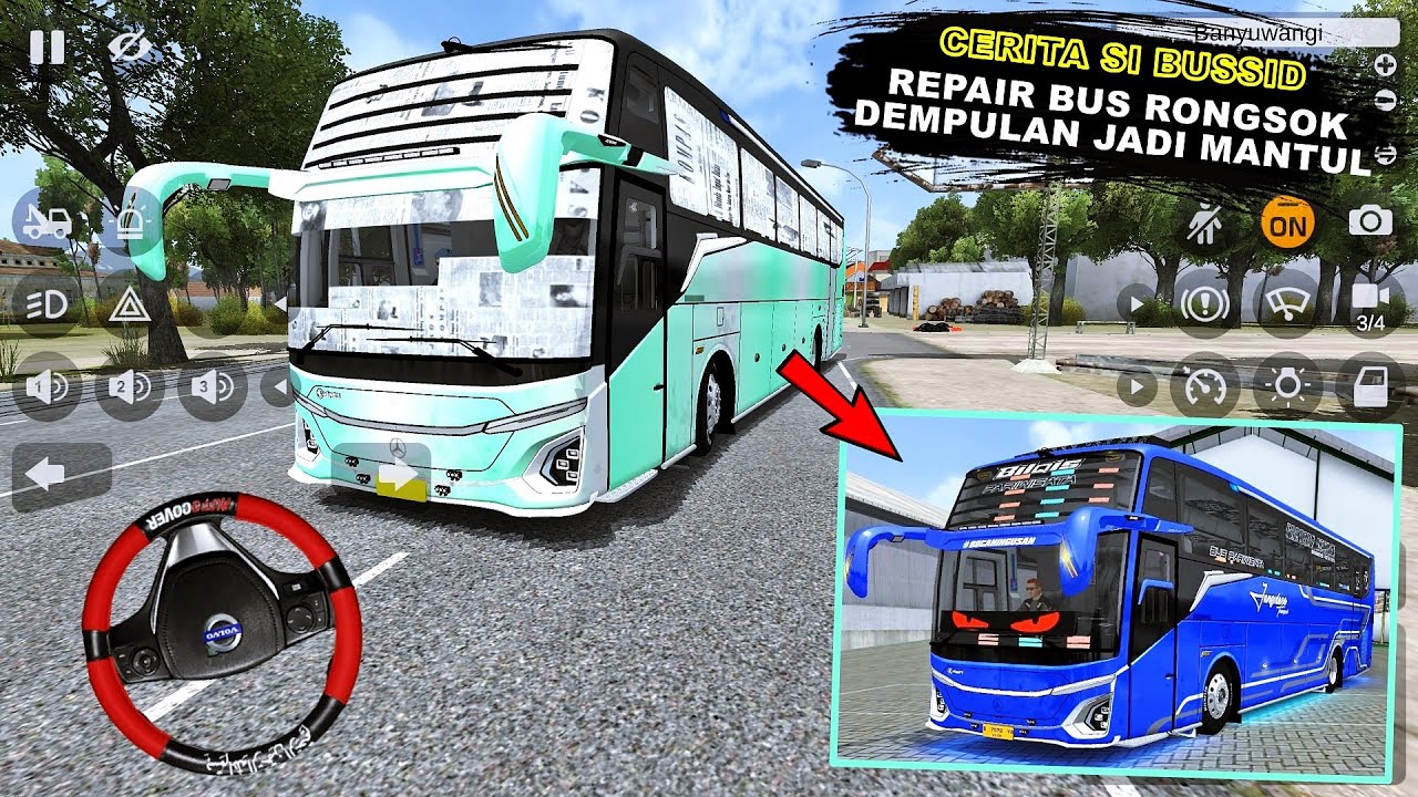 Bus Bilqis Janguleee Trans X Bus Rongsok Penuh Dempulan Jadi Bis Artis Full Modif