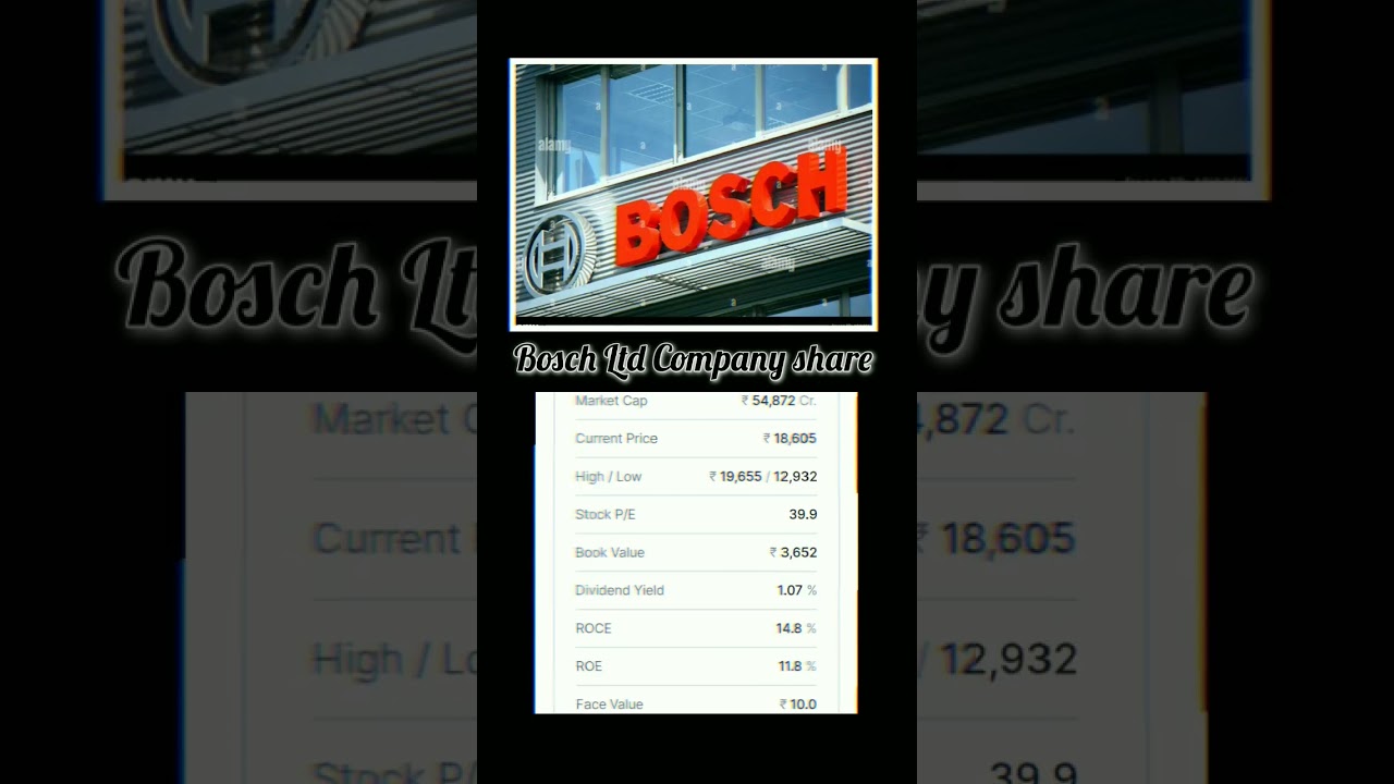 Bosch Ltd Company Share info 💰💲💸🙏🔥#youtubeshorts #shorts #short #share
