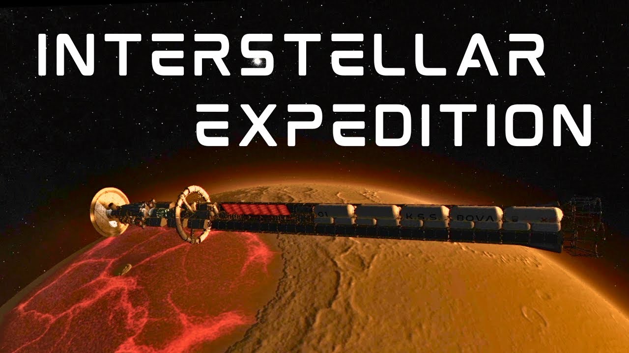 Кинематографический ролик фильма &laquo;Интерстеллар&raquo; для KSP &mdash; Миссия к планетам Красной звезды.