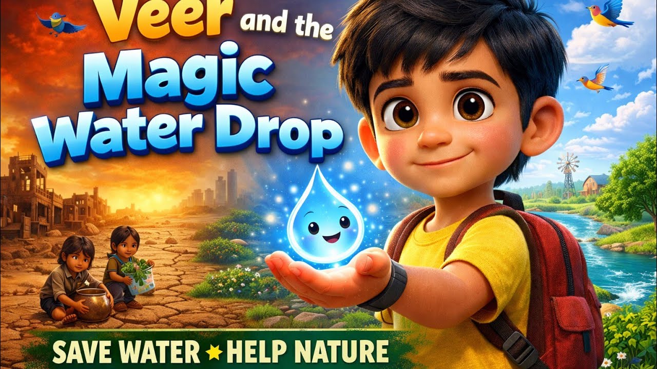 👉 వీర్ మరియు మాయ నీటి బొట్టు👉 Veer and the Magic Water Drop ll AI Stories ll Telugu story ll