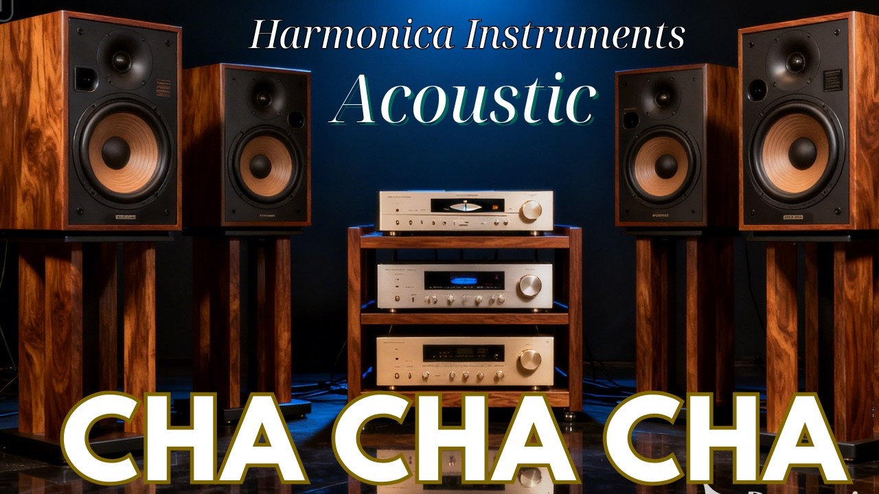Cha Cha Cha Acoustic | Cofee & Dance  - ☕💃 Relaxing Harmonica Solo Music