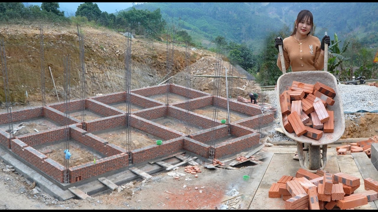 Feed the pigs and chickens, harvest tomatoes sell, finish building the foundation of the new house
