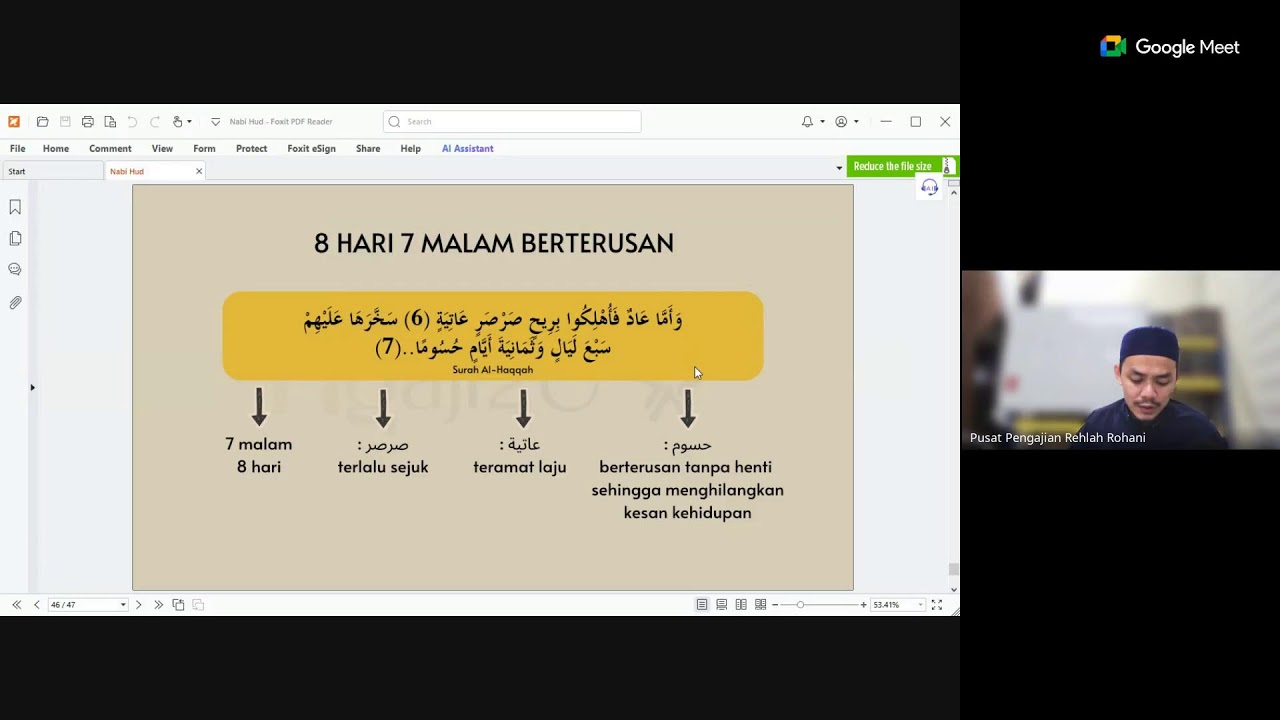 Kisah-kisah di Dalam Al-Quran (Minggu 28)