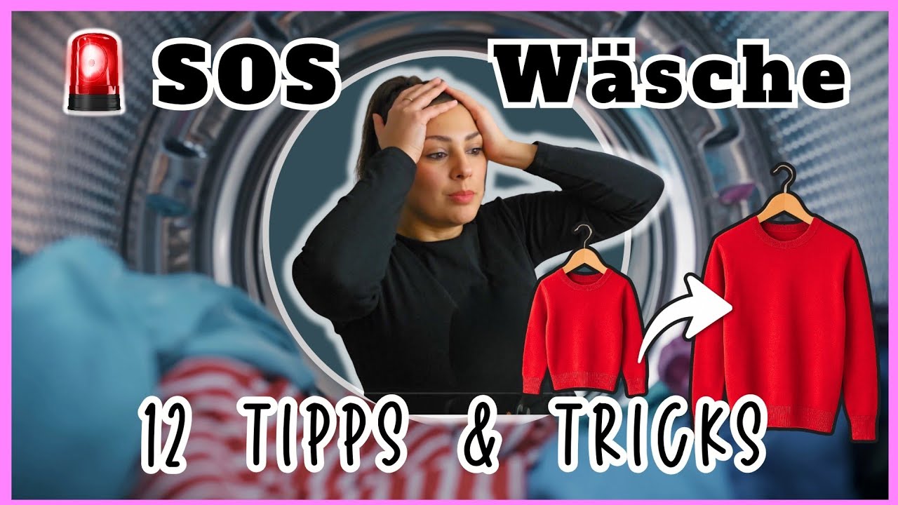 Wäsche-Probleme gelöst: 12 Tipps, Tricks & Hacks (sogar eingelaufene Kleidung retten!)