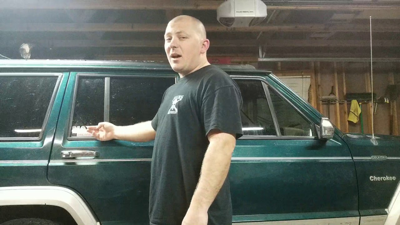Jeep XJ window seal description