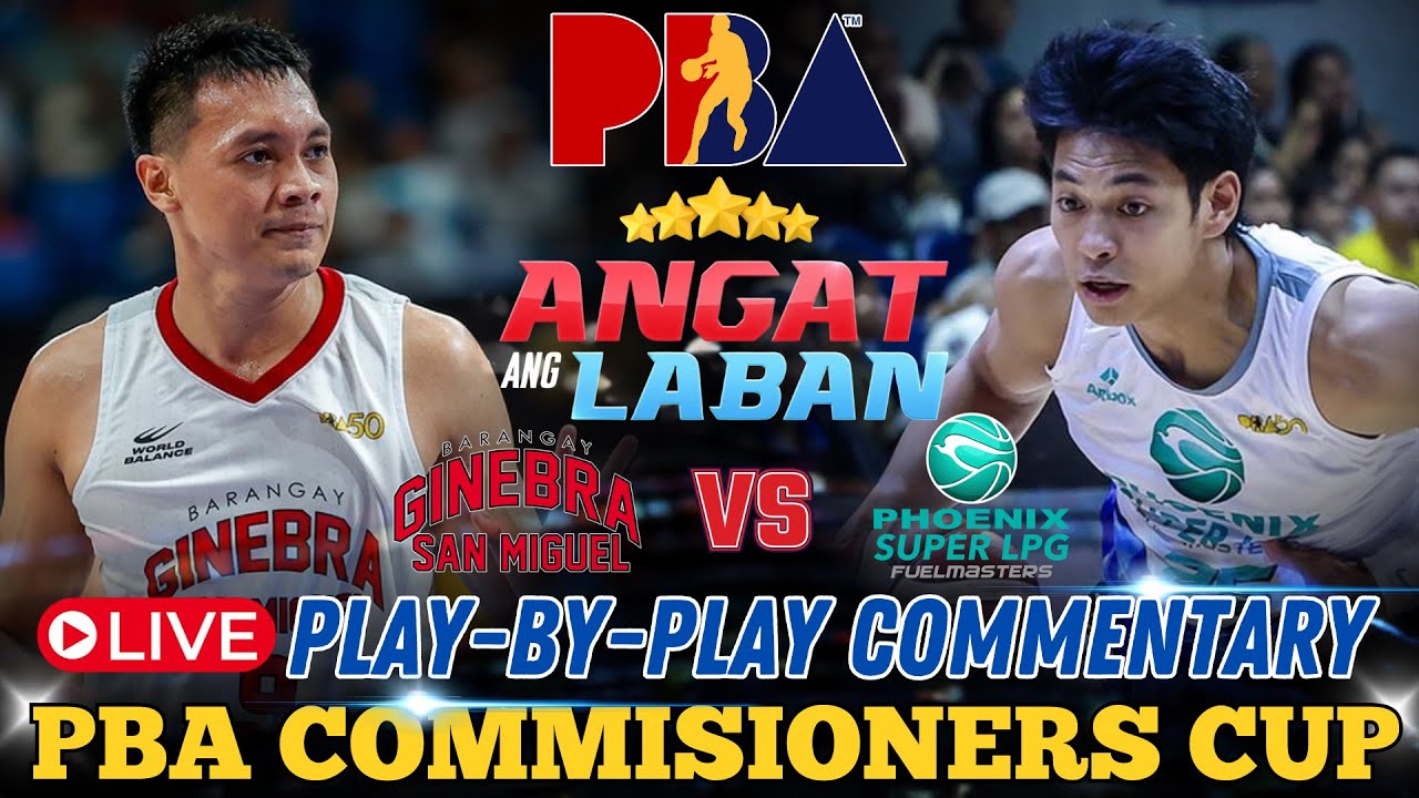 🔴PHOENIX vs GINEBRA | PBA COMMISIONERS CUP | LIVE SCORE & Commentary | APRIL 12, 2026