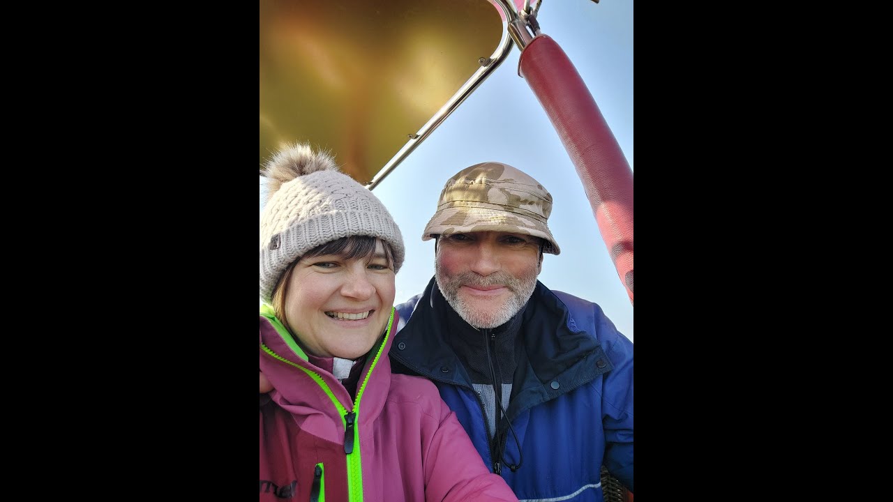 Virgin Balloon Flight Over Tiverton. East Devon. March 2022