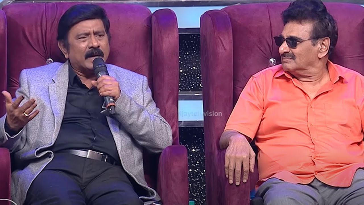 R. V. Udayakumar sir வெளியில் சொல்லப்படாத விஷயம்..😀  | Endrendrum Captain | Super Singer Junior 10