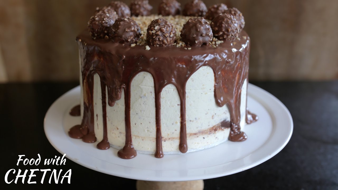 Delicious Ferrero Rocher Chocolate cake!