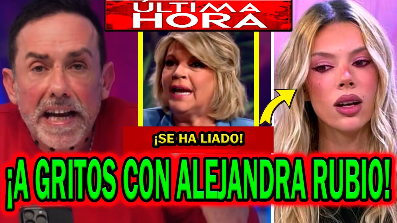 💥A GRITOS! JES&Uacute;S MANUEL RUIZ CON ALEJANDRA RUBIO Y FILTRA ALGO DE TERELU CAMPOS TRAS CARLO COSTANZIA