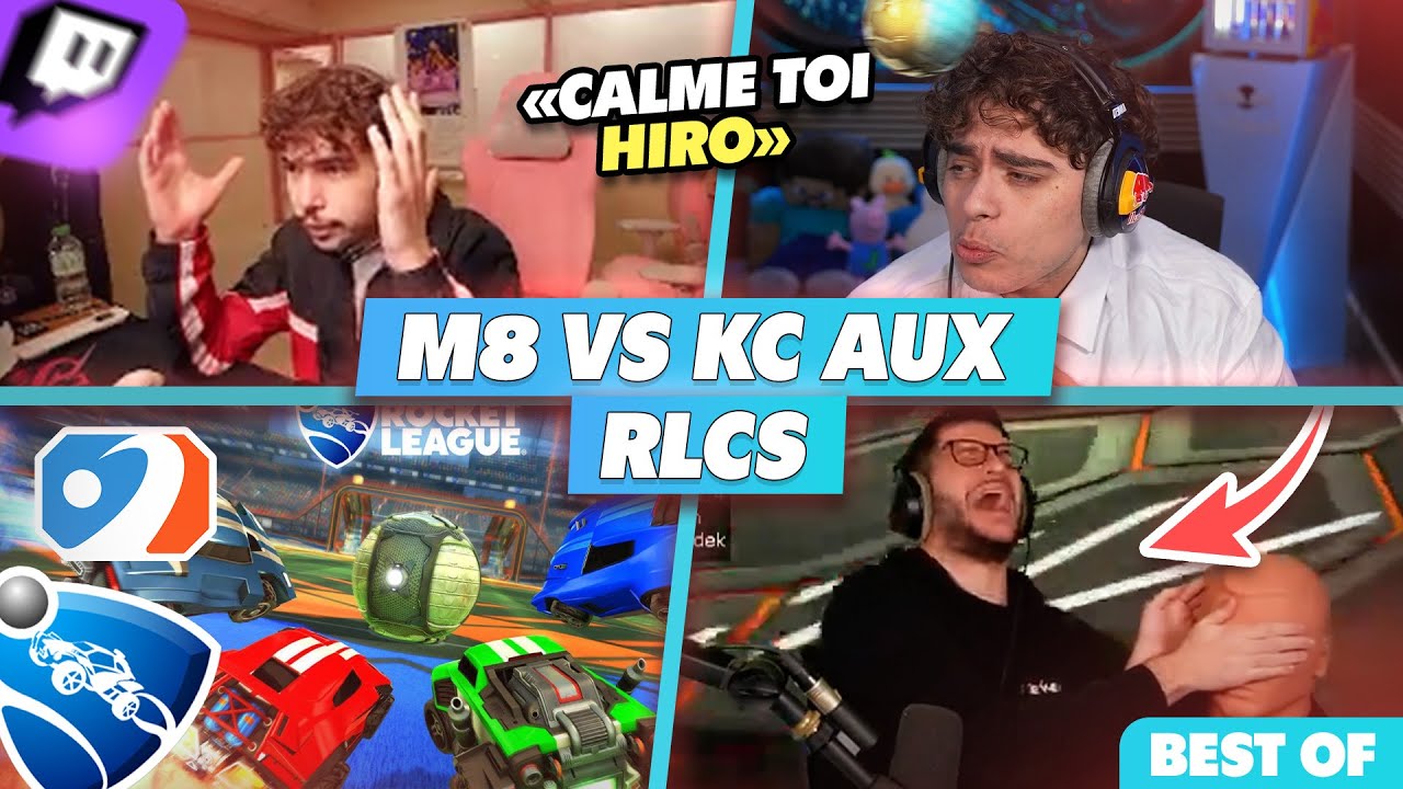 M8 CRÉE LA SURPRISE FACE À LA KCORP EN RLCS ? - Best of RL FR #591 Réactions