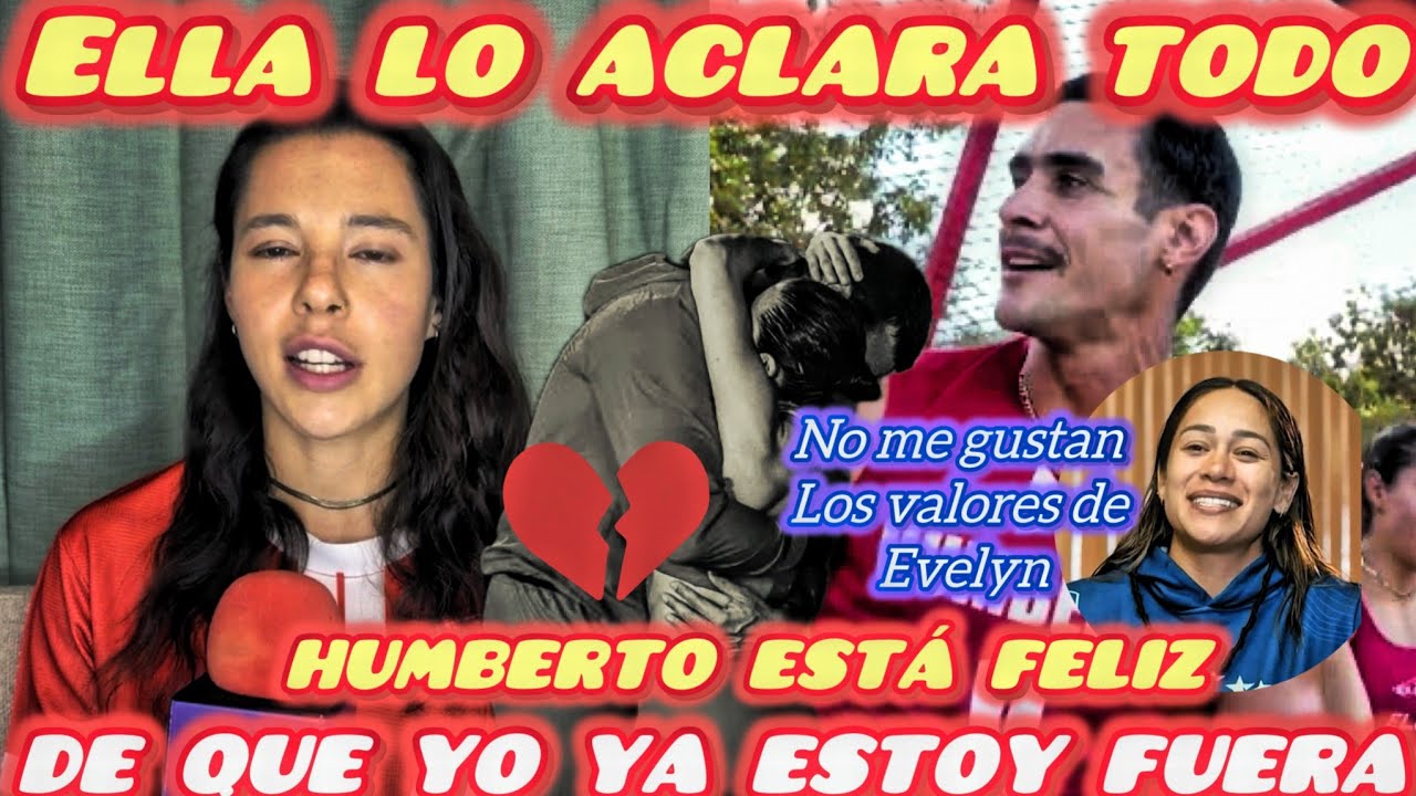 Ella dice que Humberto esta feliz sin ella dentro y dice que no comparte los valores de Evelyn 