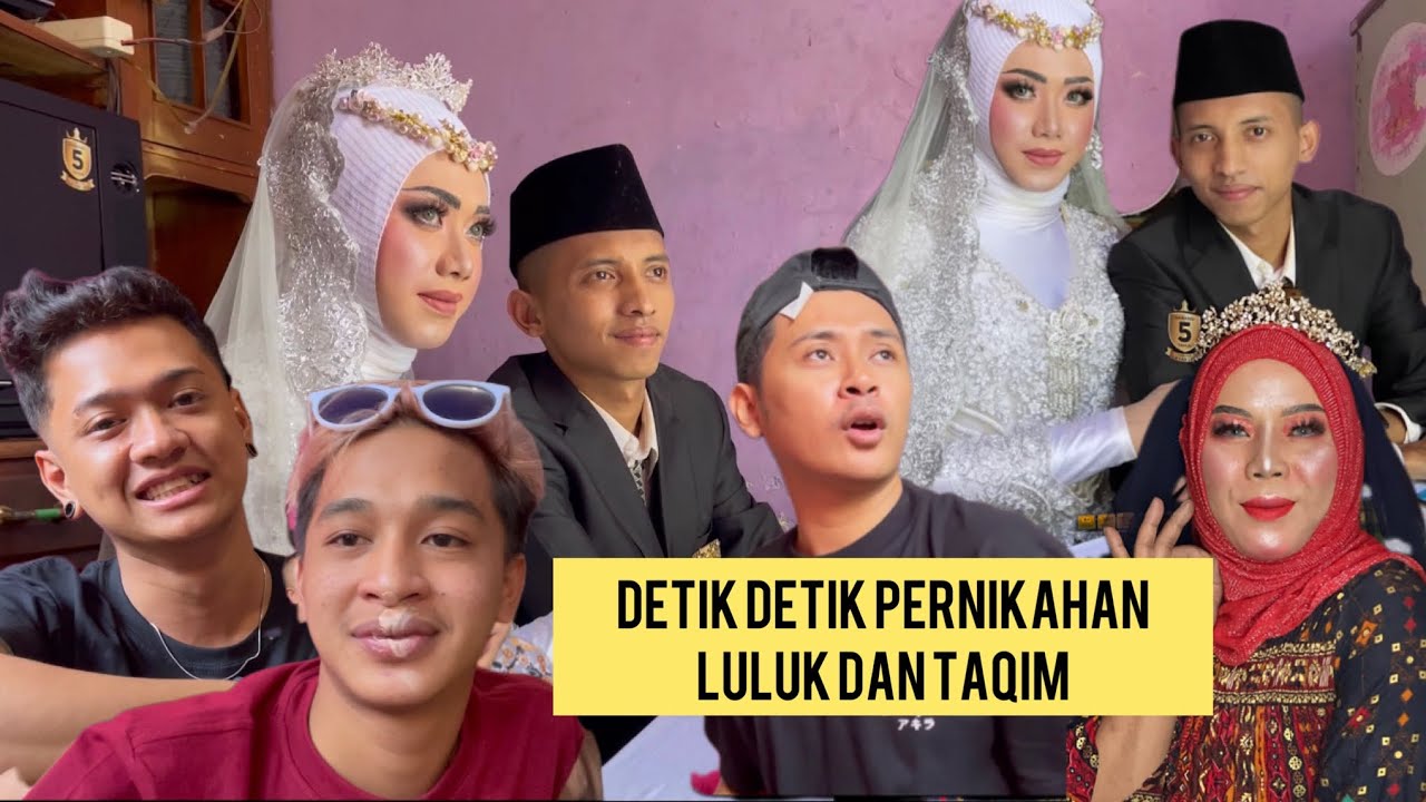 PERNIKAHAN LULUK DAN TAQIM BIKIN GEGER DUNIA MAYA !!!