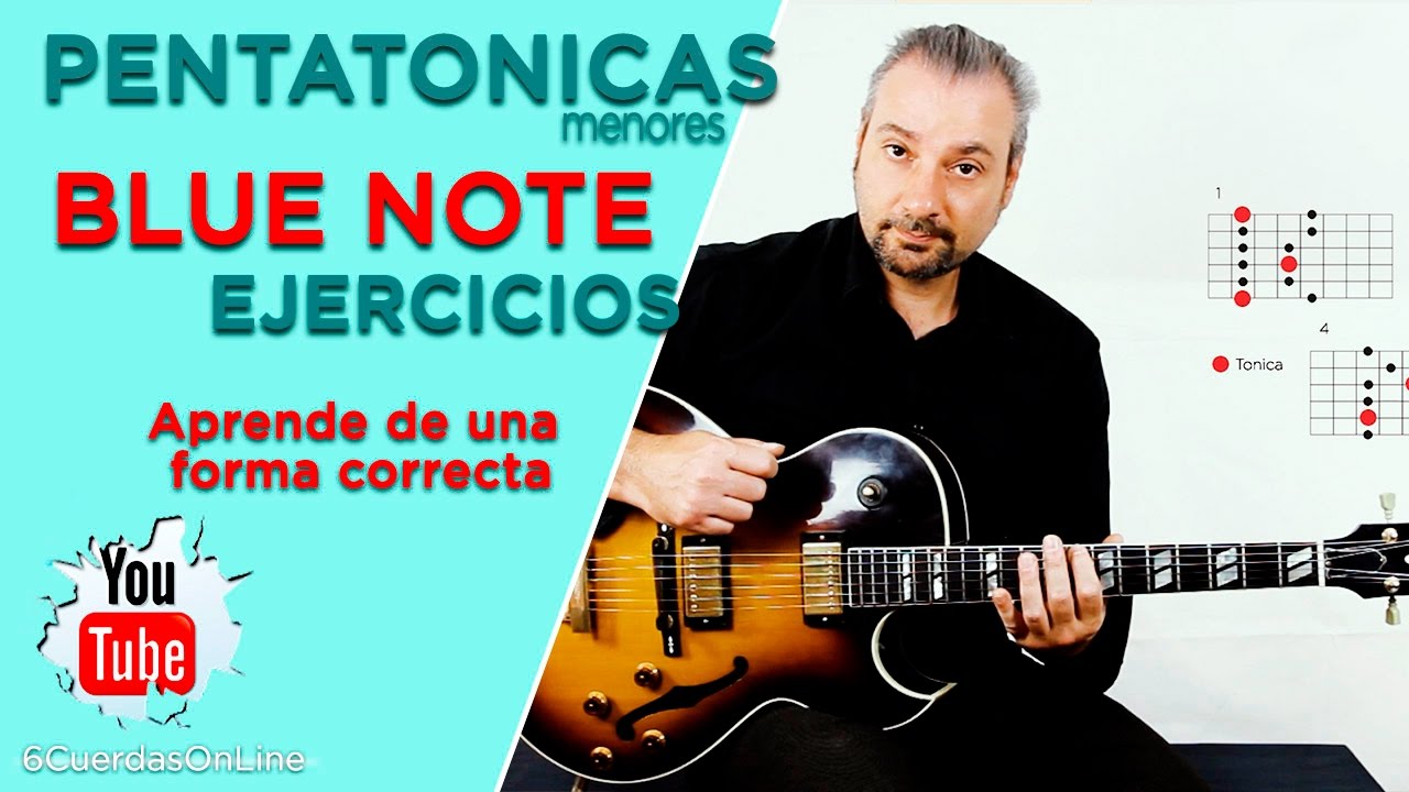 LOS MEJORES EJERCICIÓS PARA APRENDER LA ESCALA BLUES Y LAS PENTATÓNICAS