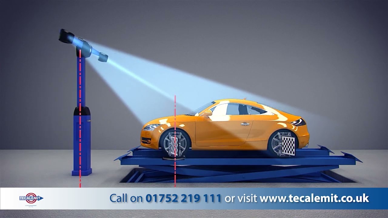 Tecalemit GTR/8400 - 3D Computerised 4 Camera Wheel Alignment System