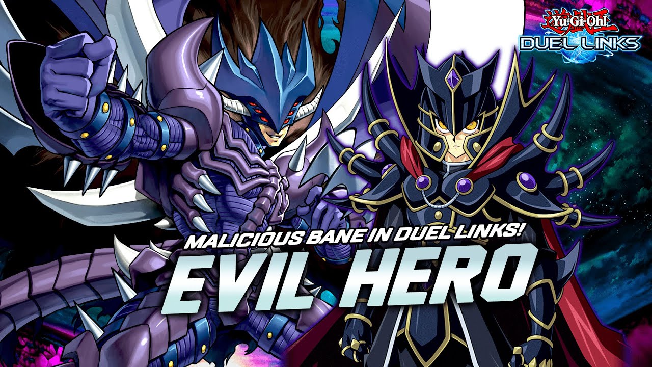 NEW EVIL HERO WITH INSTANT SKILL MALICIOUS BANE FUSION SUMMON! [Duel Links]