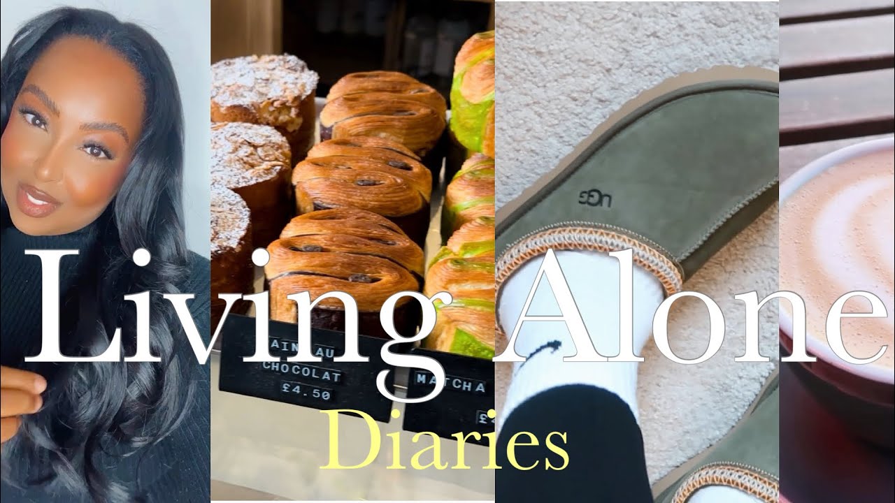LIVING ALONE DIARIES| Mini Vlog, New Hair! Tape-in Extensions, Tasman Uggs & London Coffee Dates