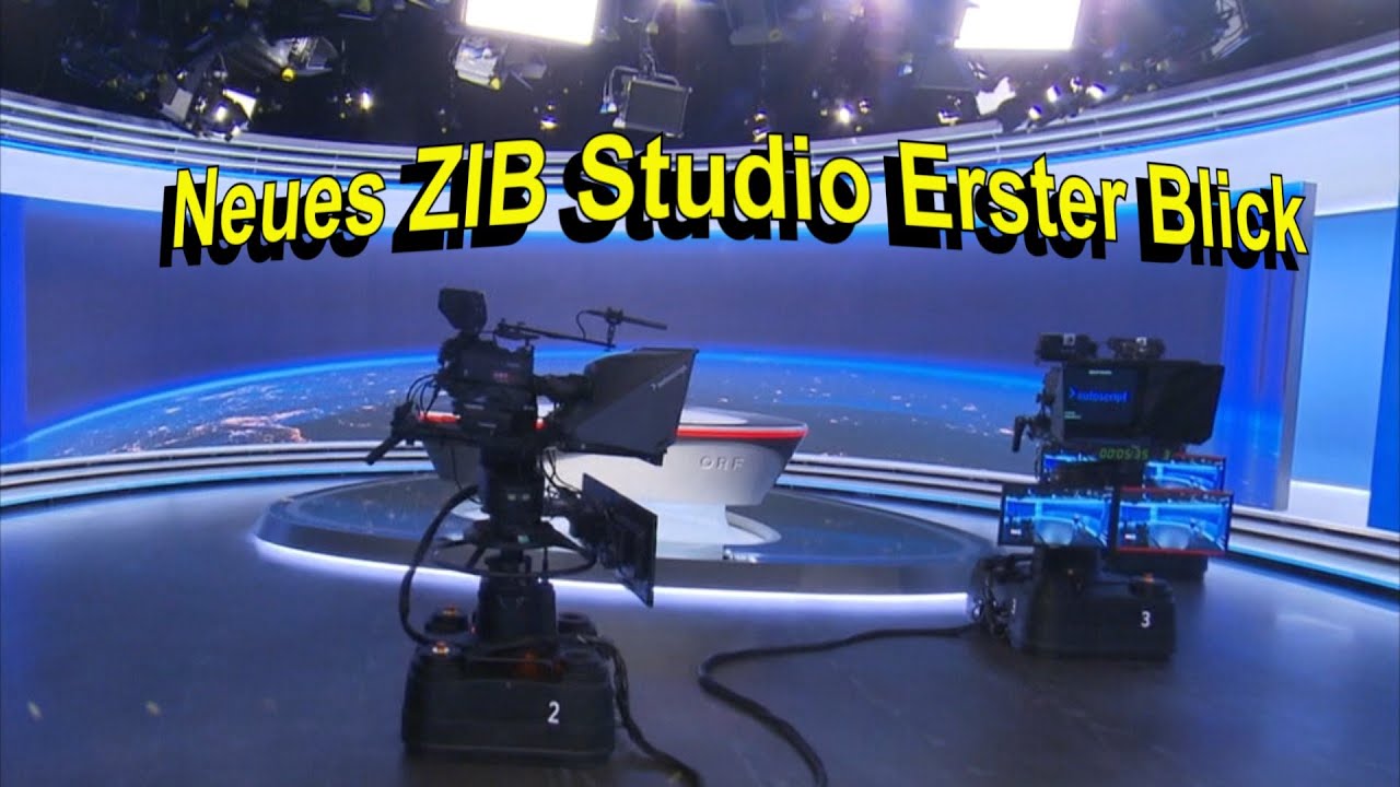 Neues ZIB Studio Erster Blick