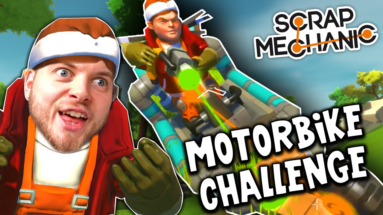 Scrap Mechanic! - MOTORBIKE CHALLENGE! Vs AshDubh - [#11] | Gameplay |