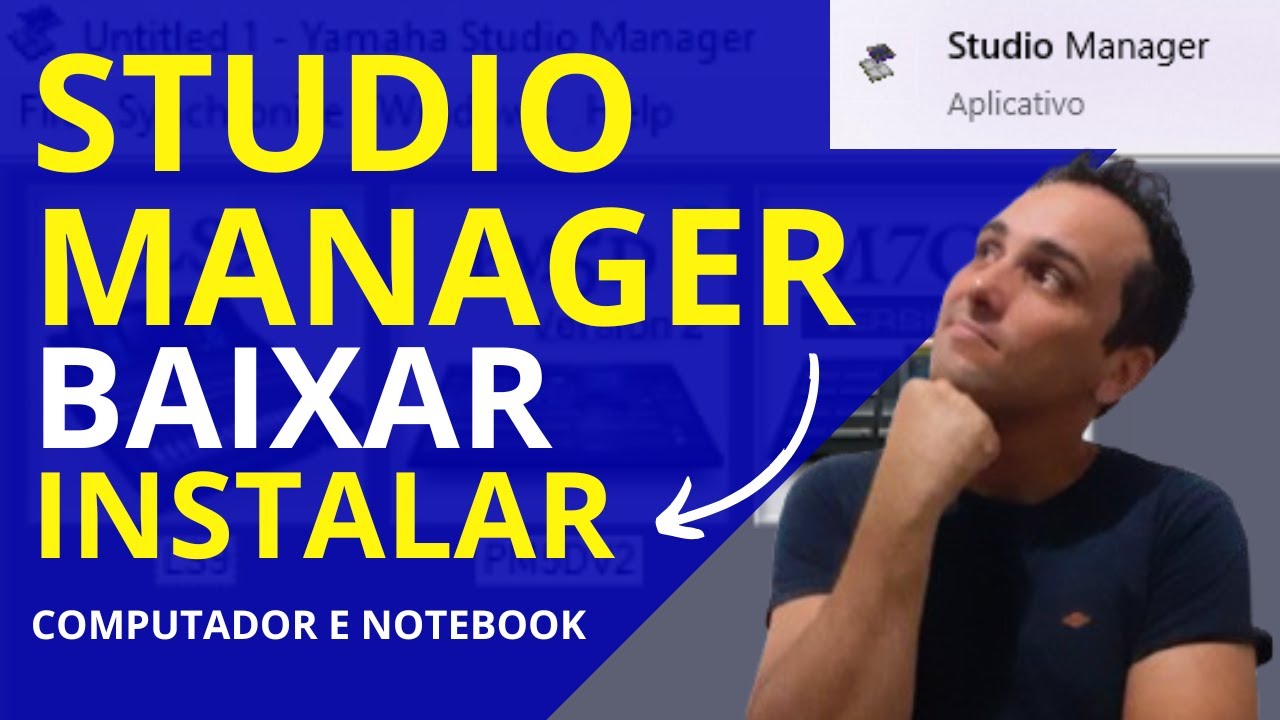 [FÁCIL] Como baixar e instalar o studio manager no computador?