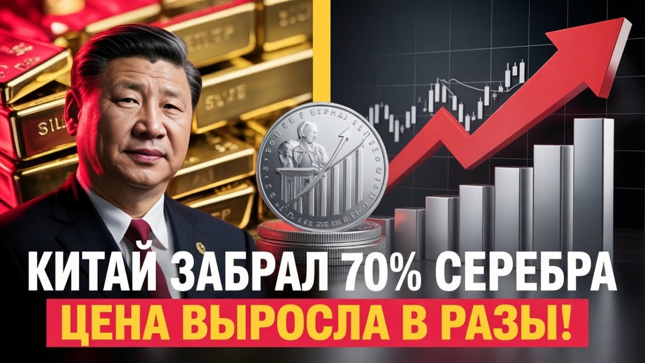 Китай ЗАПРЕТИЛ вывоз серебра? Прогноз цен на 2026 год