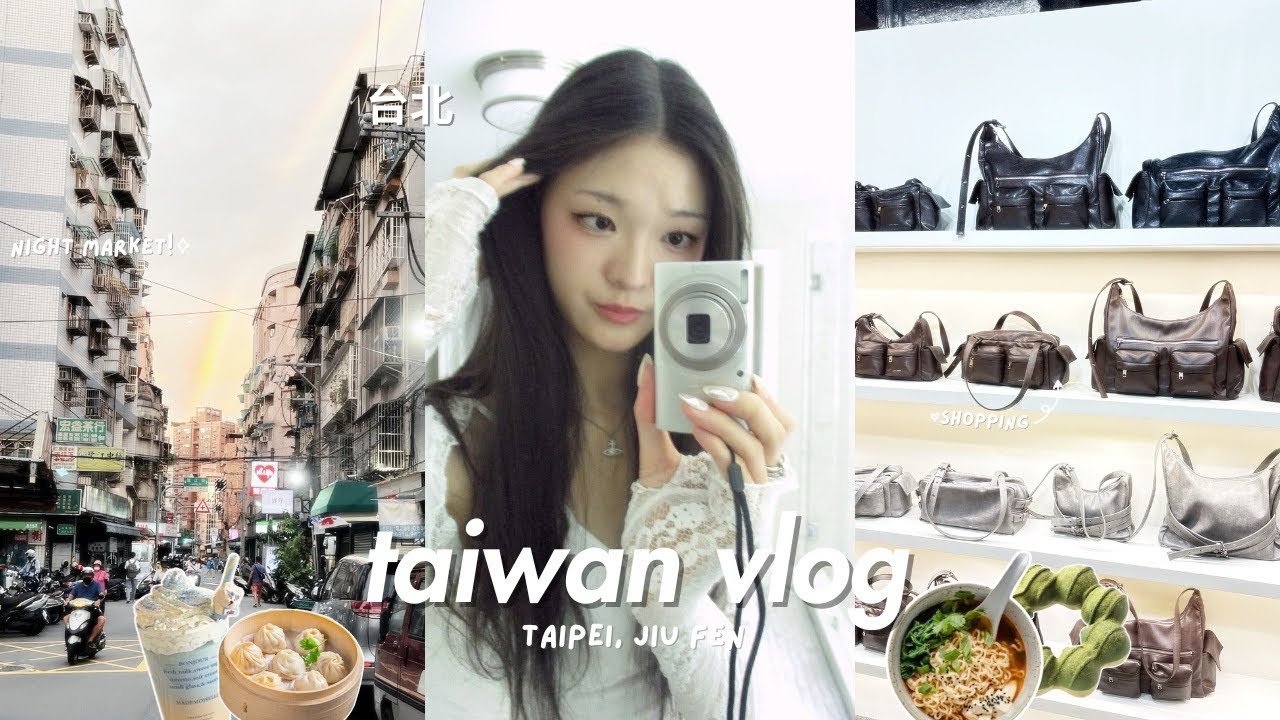 TAIWAN VLOG 🏮 exploring taipei, day trip to jiu fen, shopping, night market, good food, ears pierce