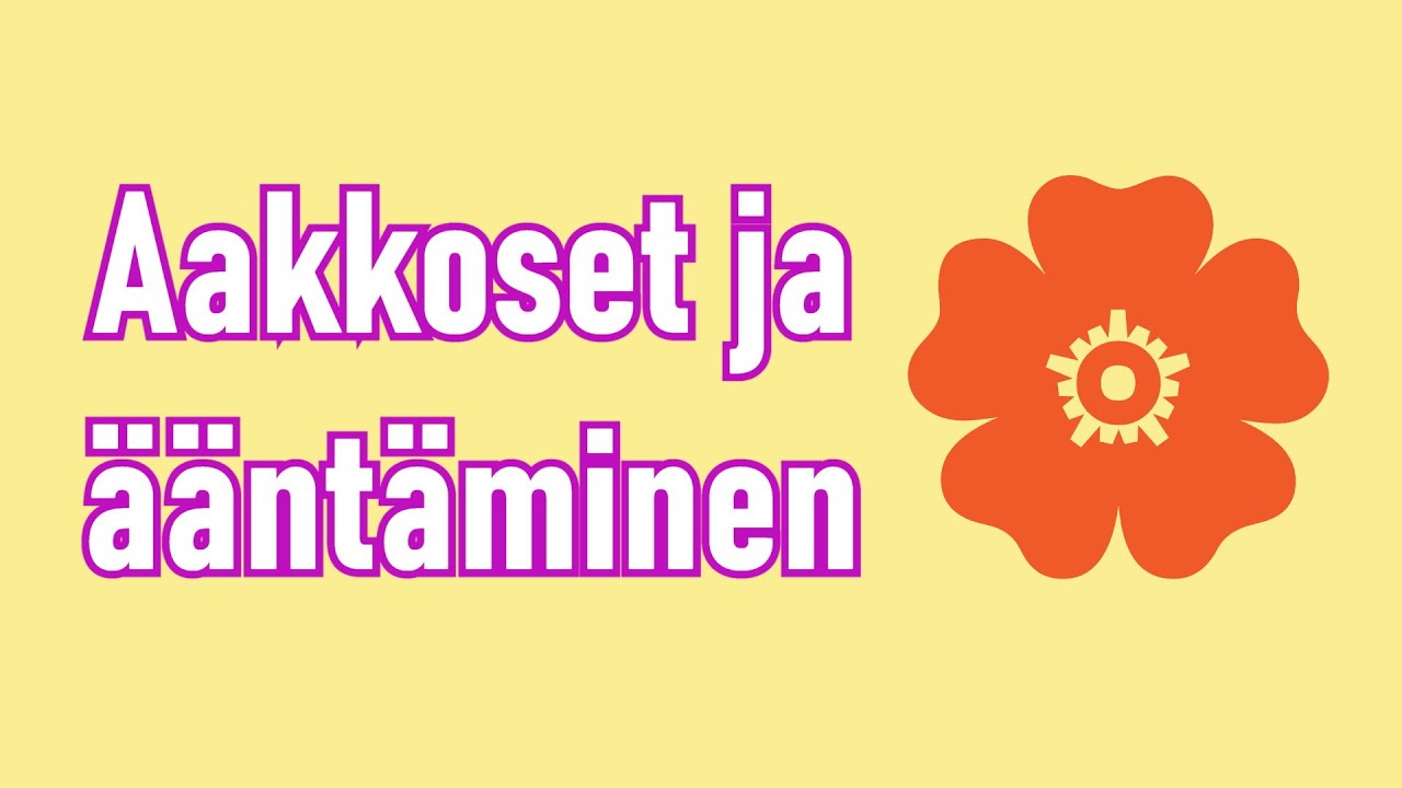 Урок финского языка (A1): Алфавит и произношение