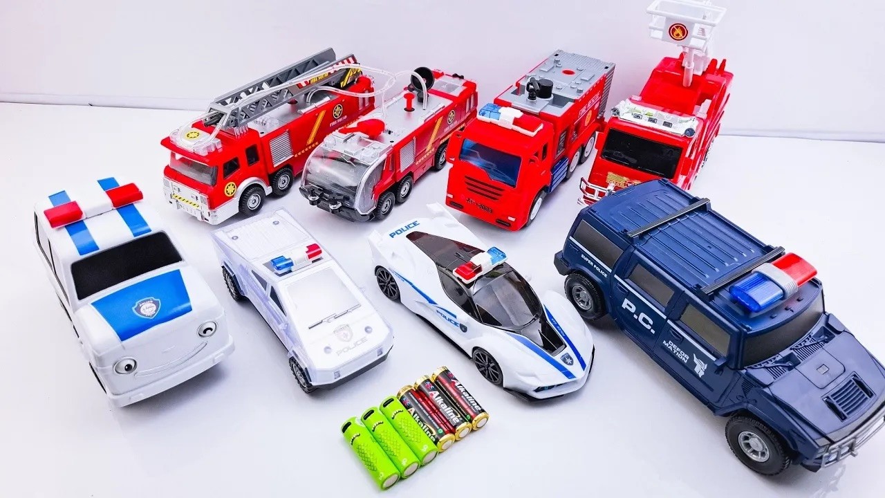 Minutes Satisfying with Unboxing / 3D light, police car Video