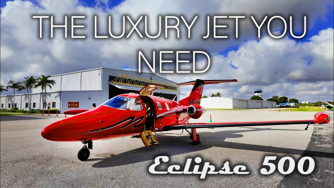 Элегантный частный самолет: этот Eclipse 500 просто БЕЗУМЕН!